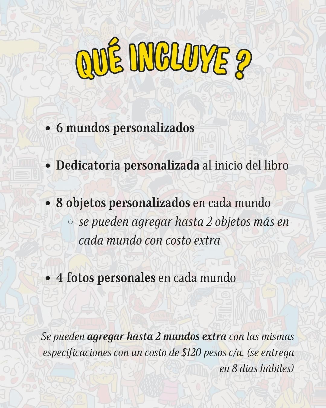 Libro de Busca y Encuentra - Paquete Personalizado