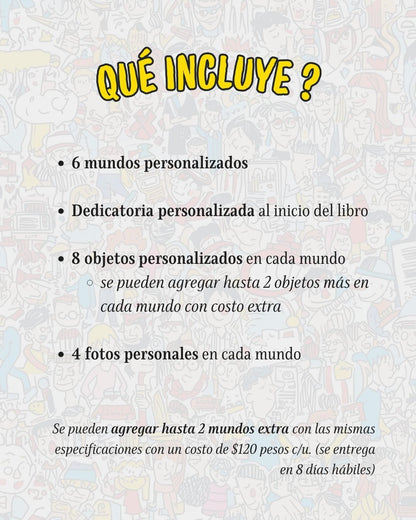 Libro de Busca y Encuentra - Paquete Personalizado