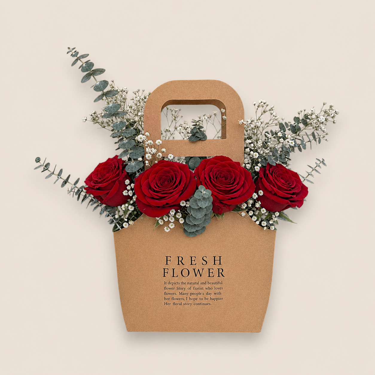 Rose Garden Flower Bag