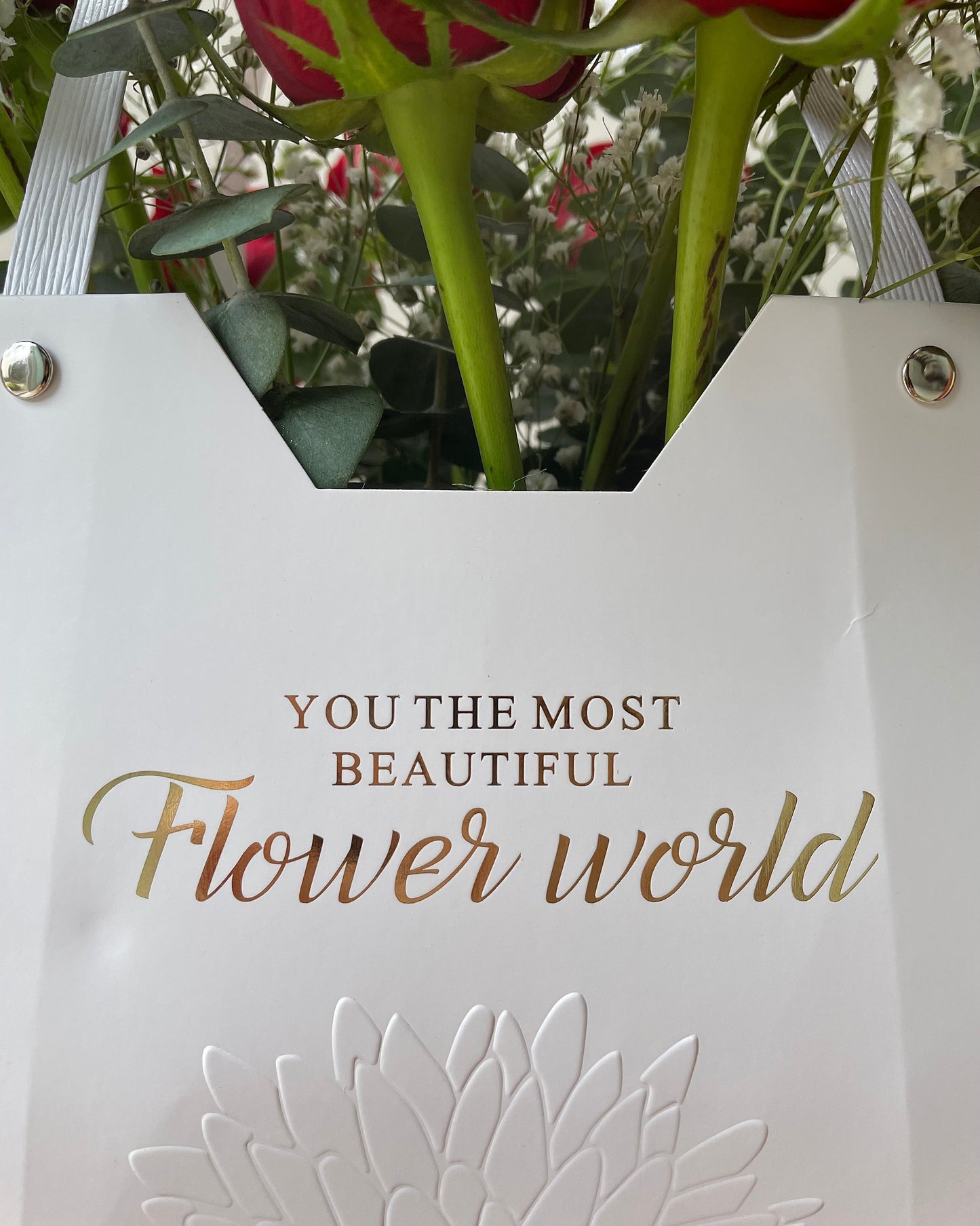 Rose Garden Flower Bag