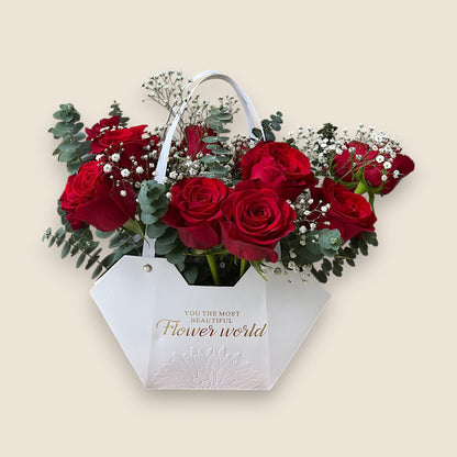 Rose Garden Flower Bag