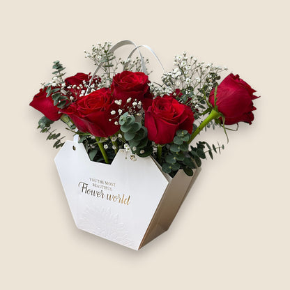 Rose Garden Flower Bag