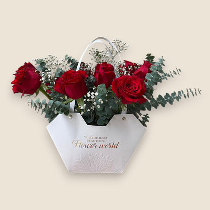Rose Garden Flower Bag