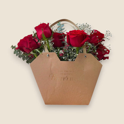 Rose Garden Flower Bag