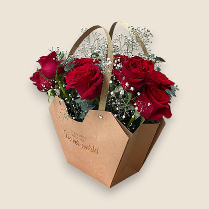 Rose Garden Flower Bag