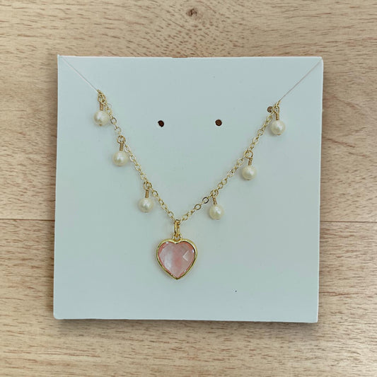 Collares Corazón de Cuarzo