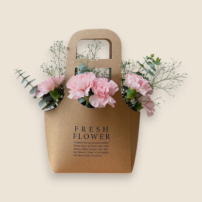Pink Cloud Flower Bag