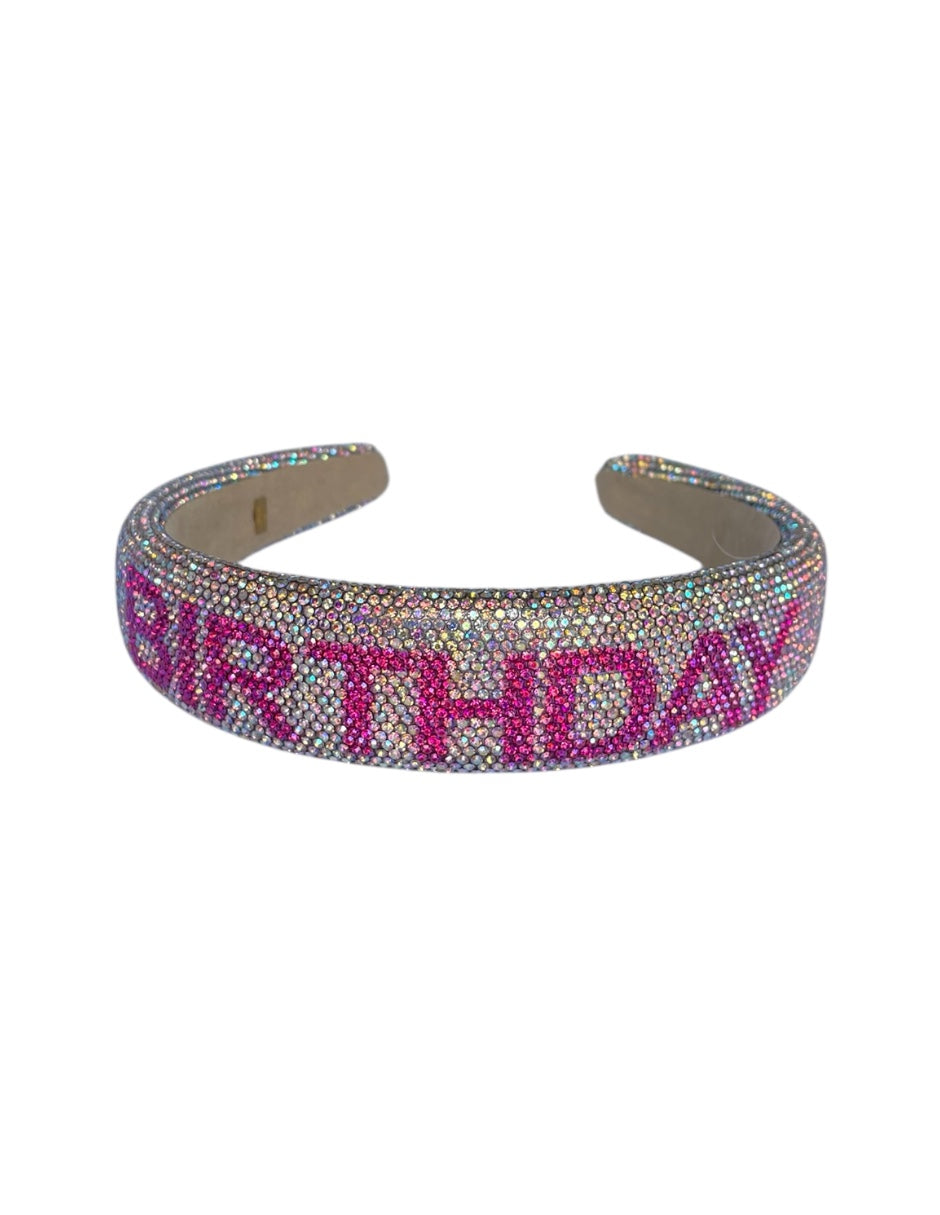 Diadema Pink Birthday