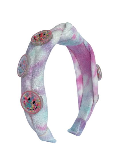 Diadema Pink Happy Face