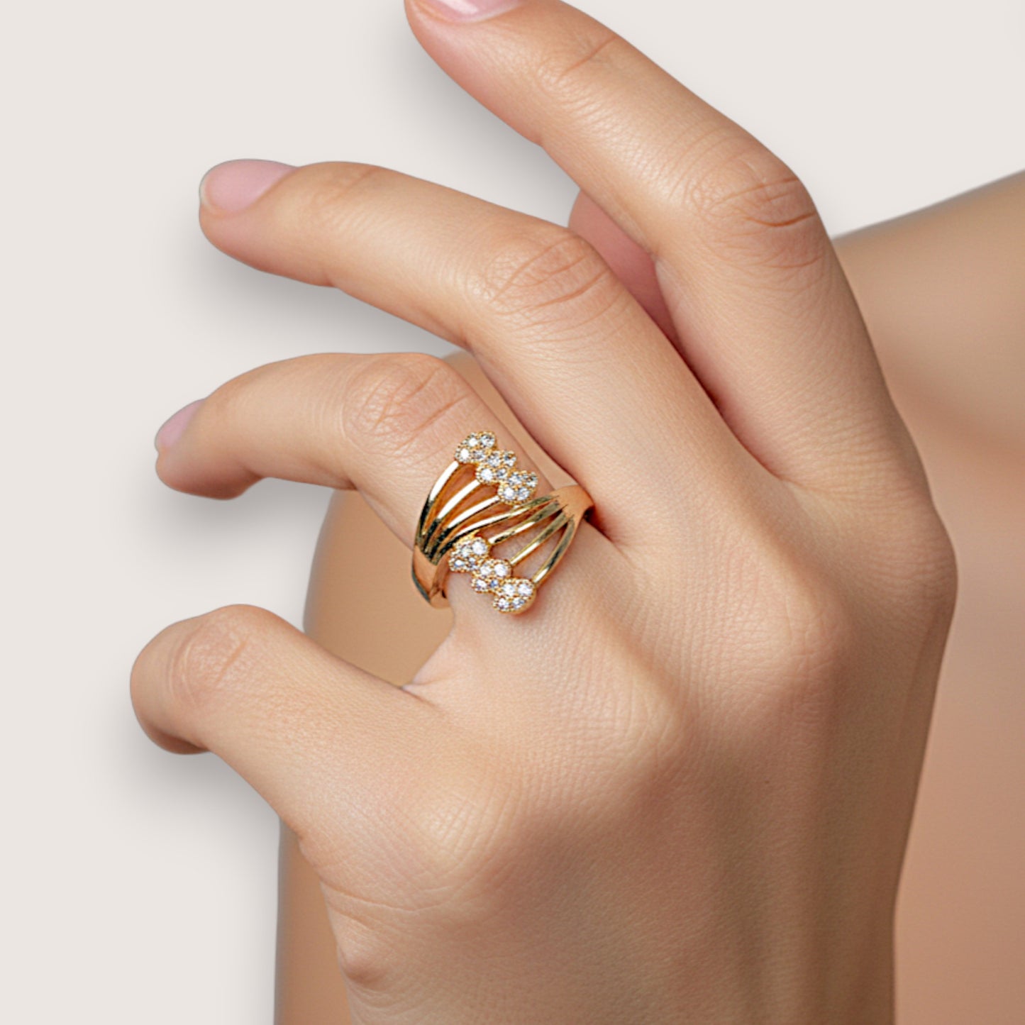 Anillo Eclipse Dorado