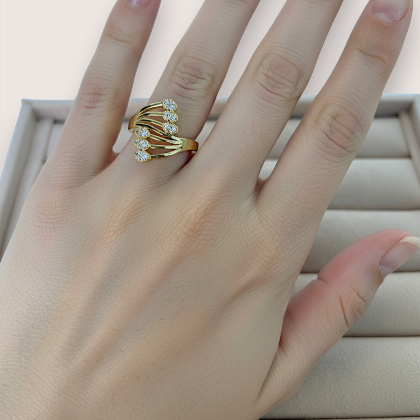 Anillo Eclipse Dorado