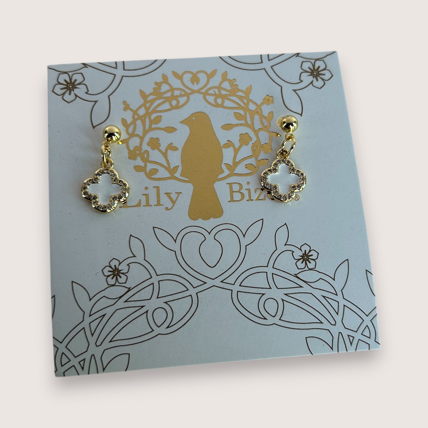Colección Aretes Trébol
