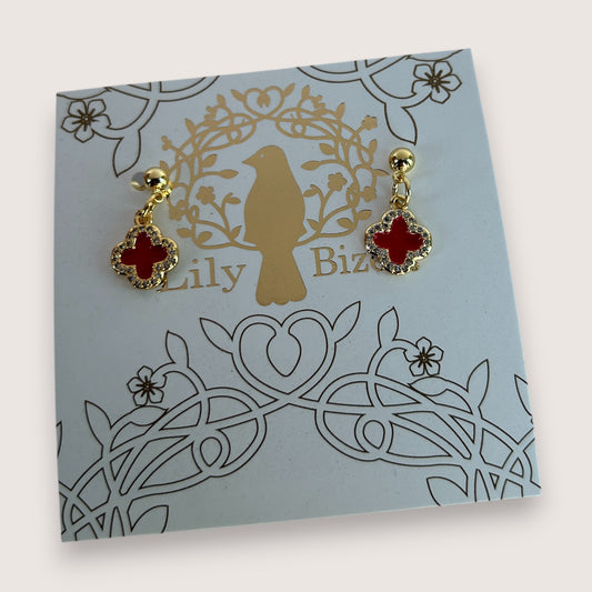 Colección Aretes Trébol