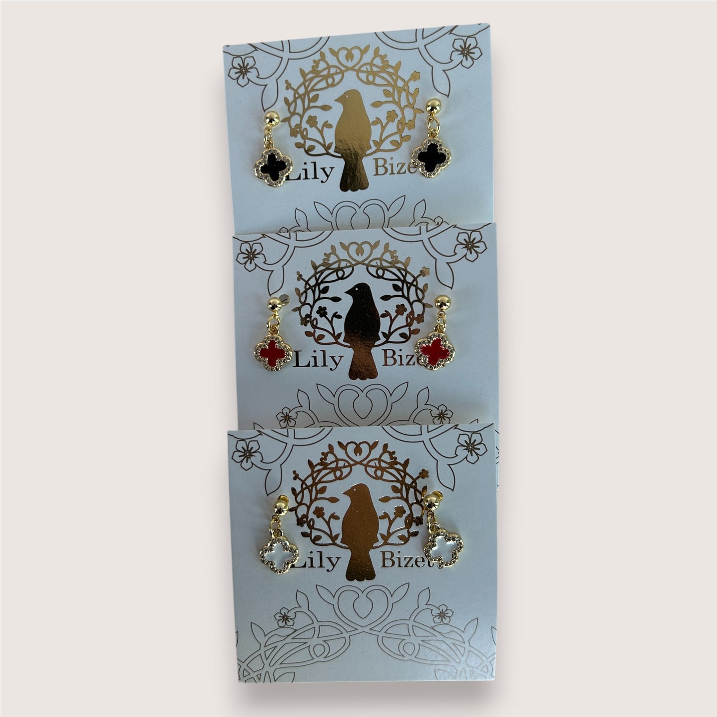 Colección Aretes Trébol