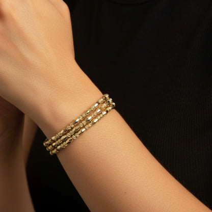 Colección Dorado Triple Aro