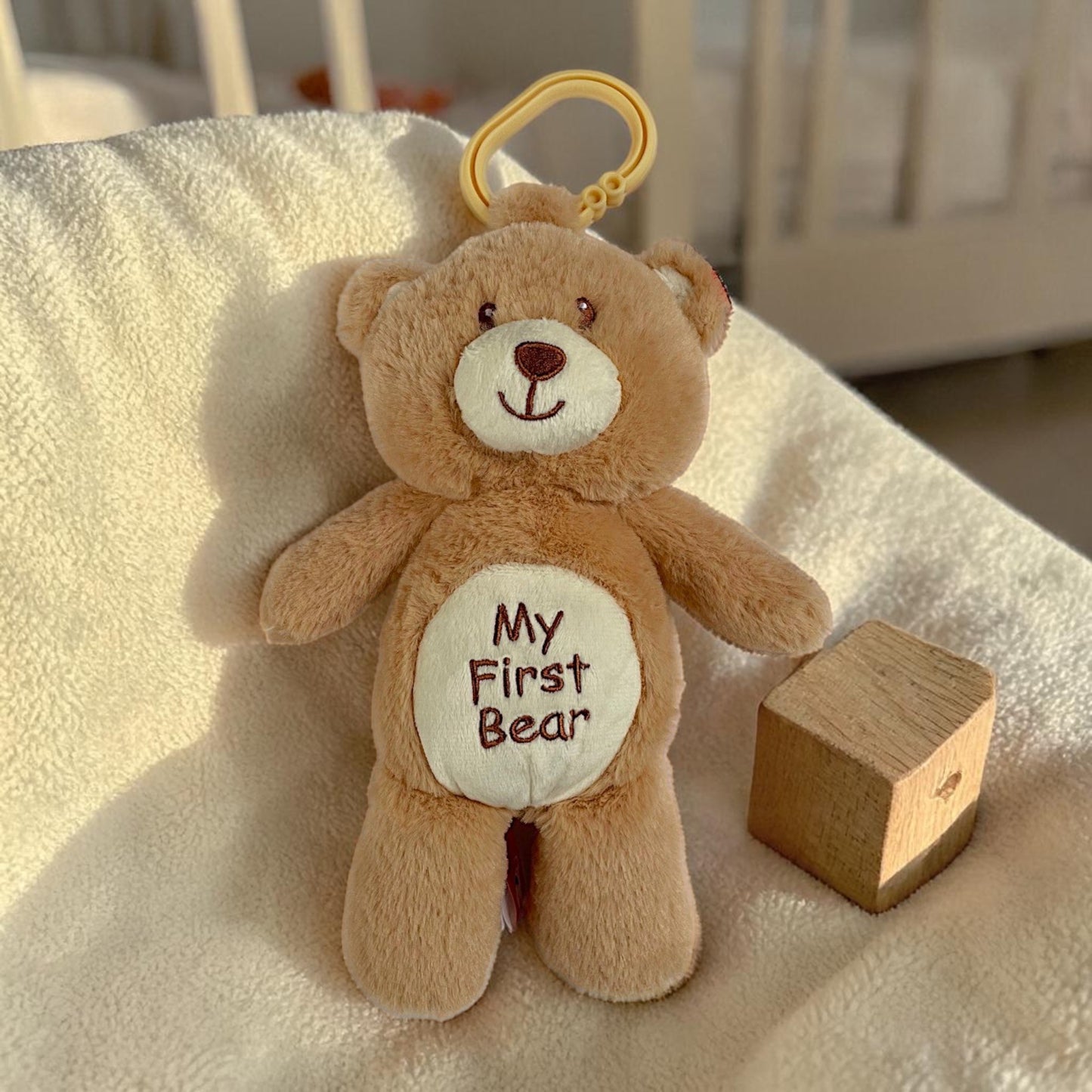 Osito de Peluche con Sonaja para Bebé